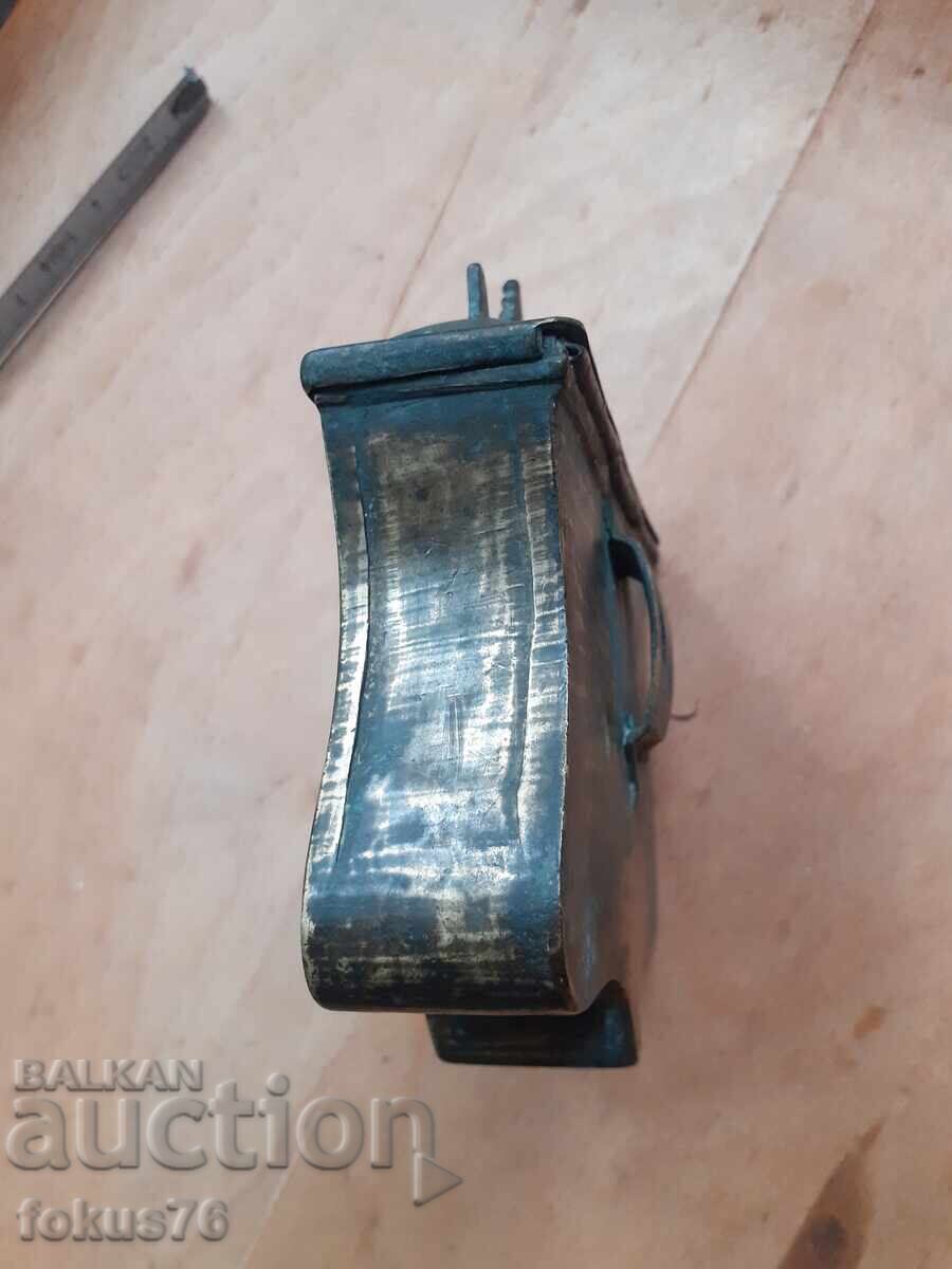Livrarea Veche pungă renascentistă de cartușe, pușcărie, bronz Livrarea Veche pungă renascentistă de cartușe, pușcărie, bronz