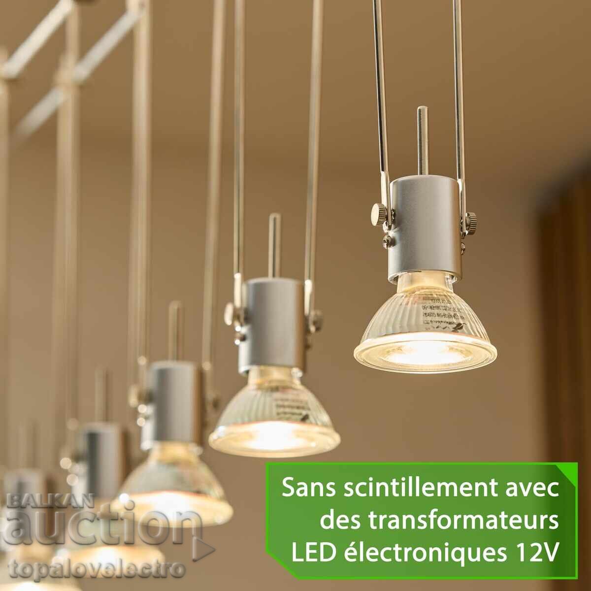 NOI! Becuri LED GU5.3 3W, MR16, alb cald, 38° 12V, 10 buc cu preț 24.00 BGN | € 12.27