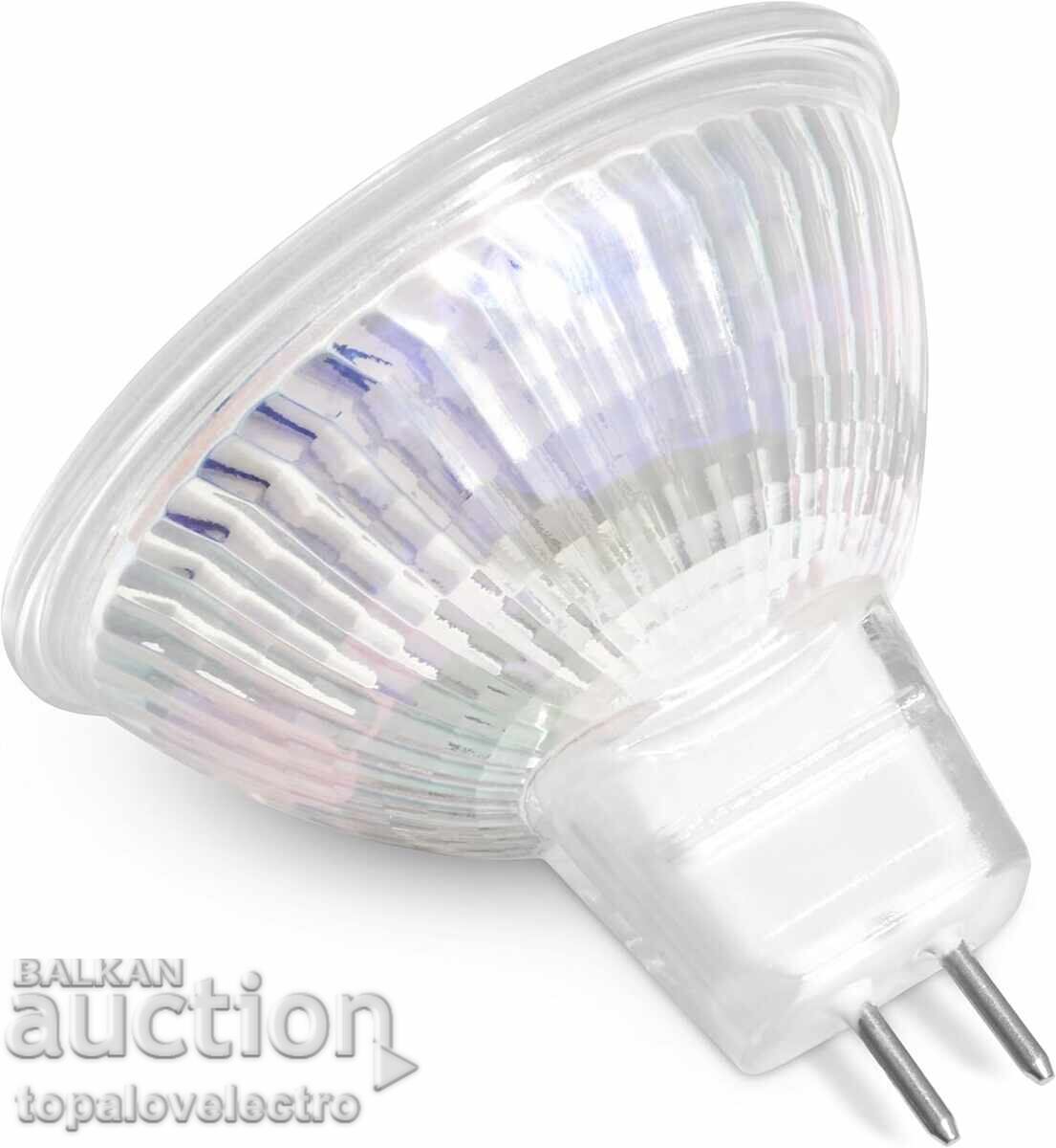 Licitație NOI! Becuri LED GU5.3 3W, MR16, alb cald, 38° 12V, 10 buc