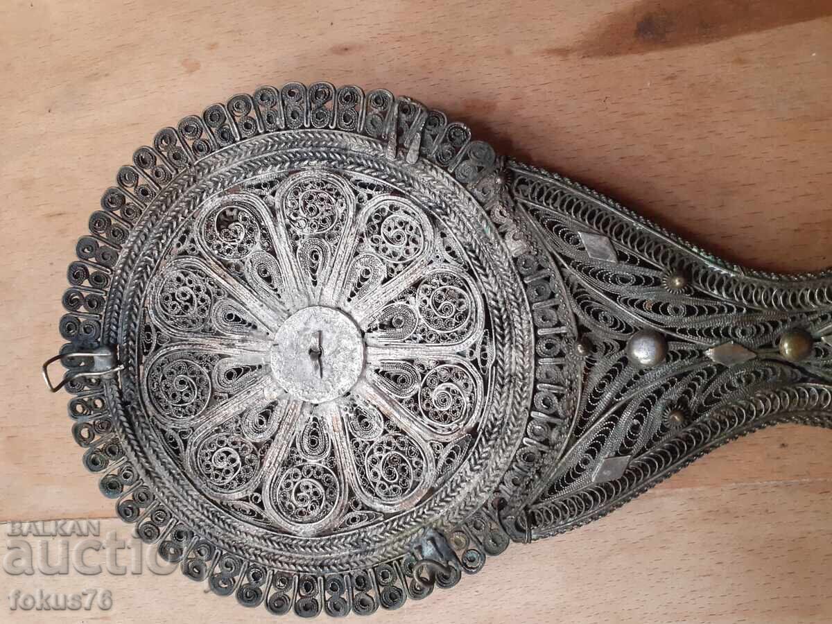 Delivery of Unique - old Revival period mirror, filigree granulation