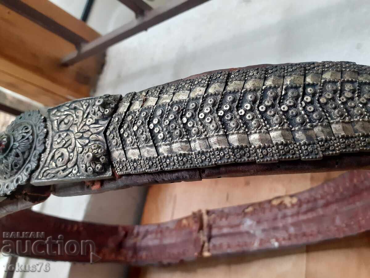 Delivery of Old authentic Revival belt silver sachan kovants