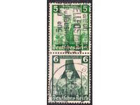 Germany/Reich - 1935 - Postal Stationery - 2 pfennig from booklet - ZD, stamp