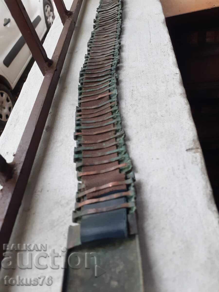 Old authentic Revival belt silver sachan kovants - 7