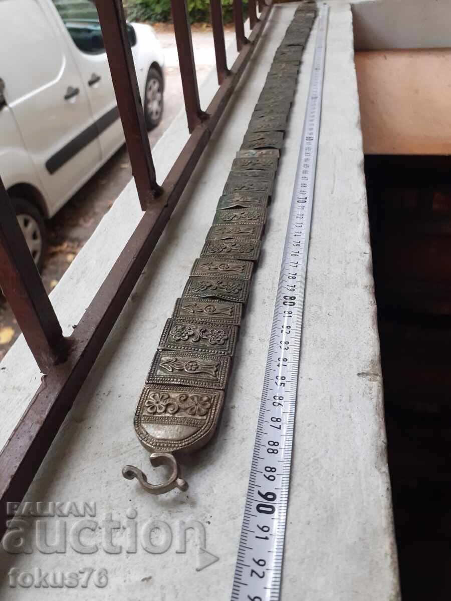 Old authentic Revival belt silver sachan - 6