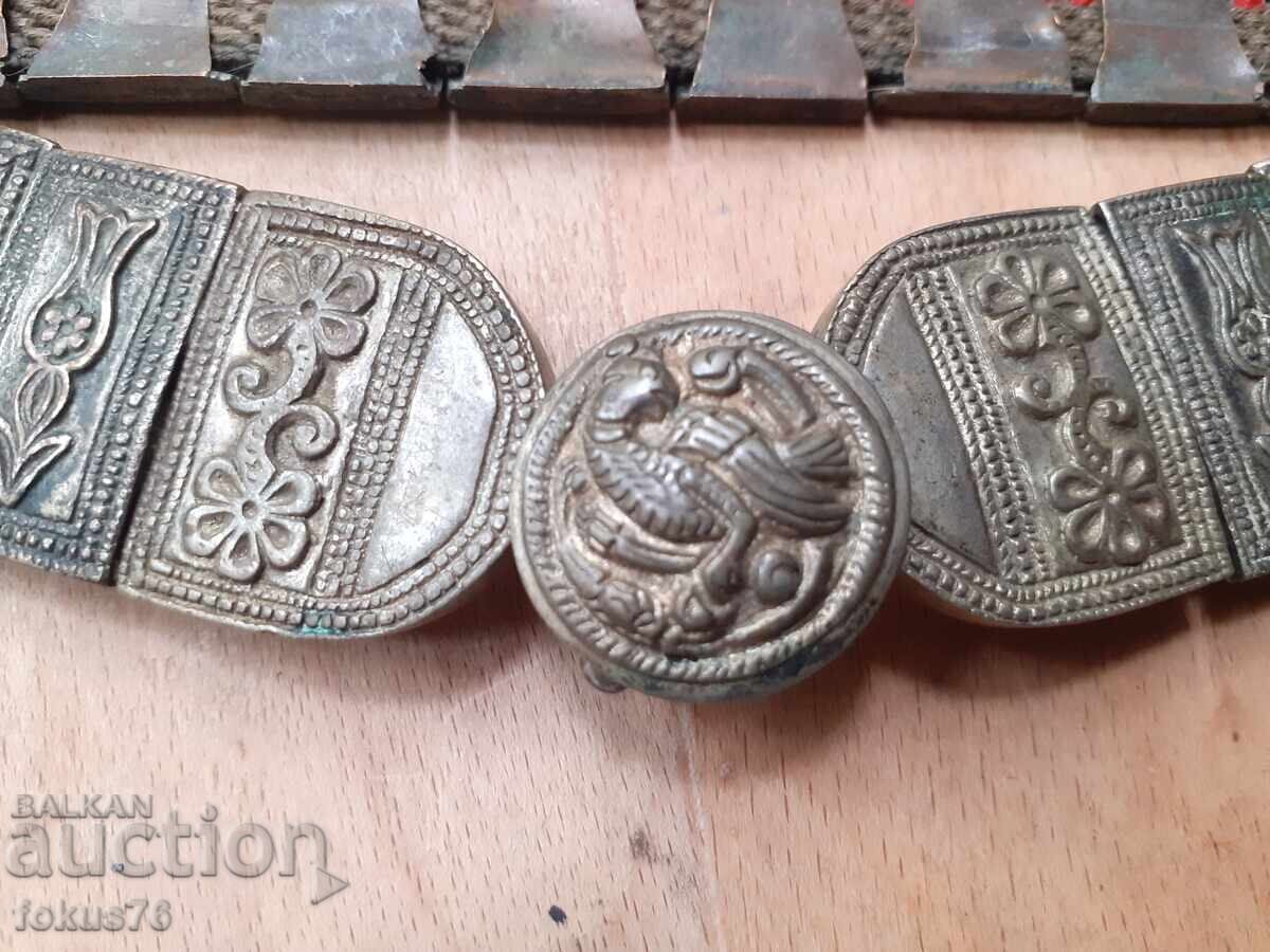 Old authentic Revival belt silver sachan