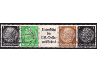 Germany/Reich - 1939 - Hindenburg - Card from a booklet - ZD, stamp