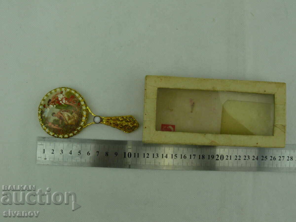 Old doll toy mirror #2518 - 6