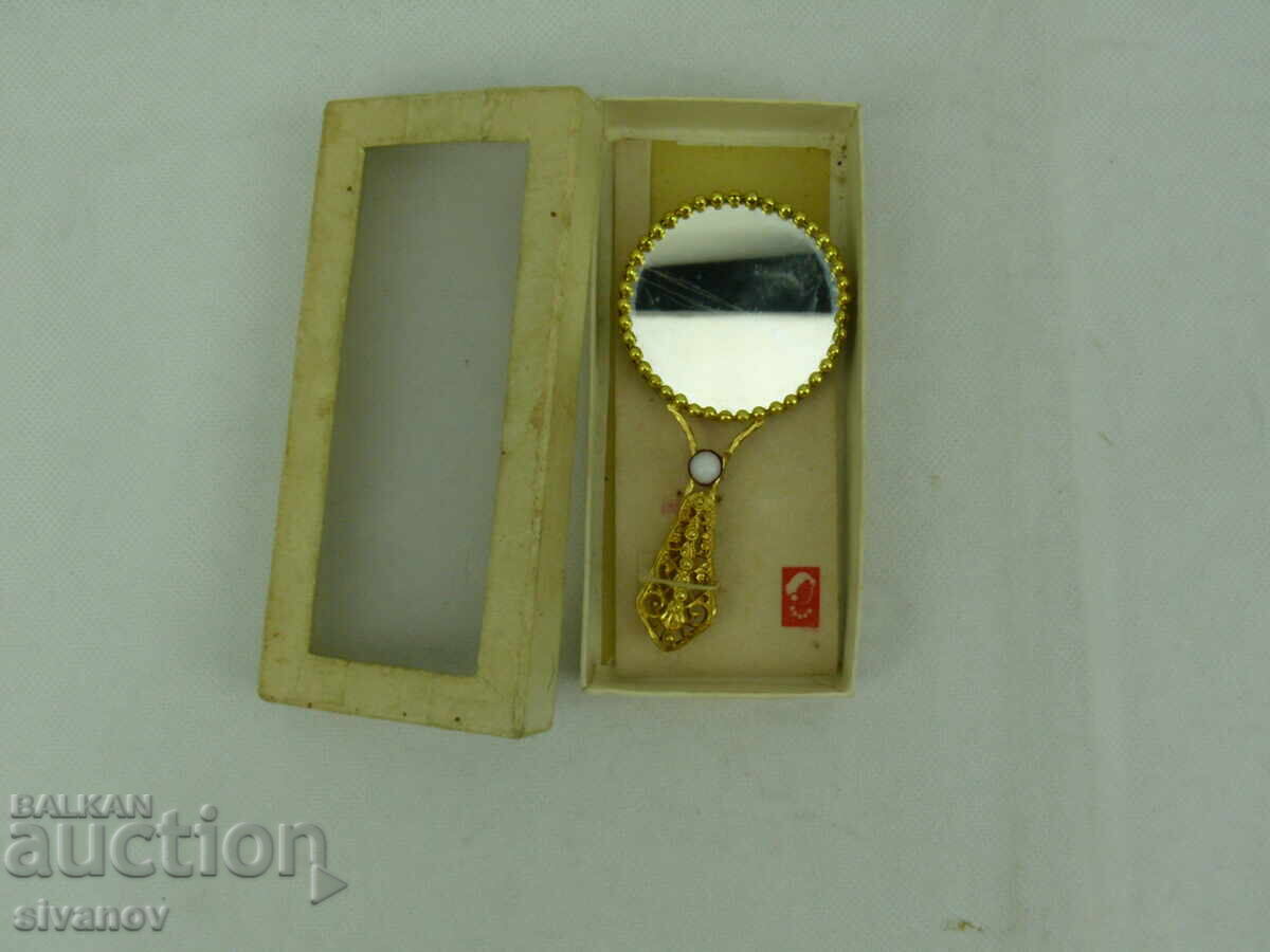 Old doll toy mirror #2518