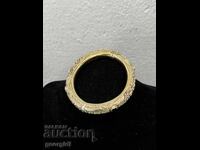 Handmade / Gold-plated silver bracelet. No. 7475
