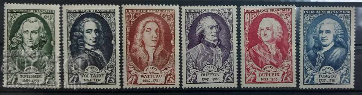 Чиста серия Франция 1949 Чиста серия Франция 1949