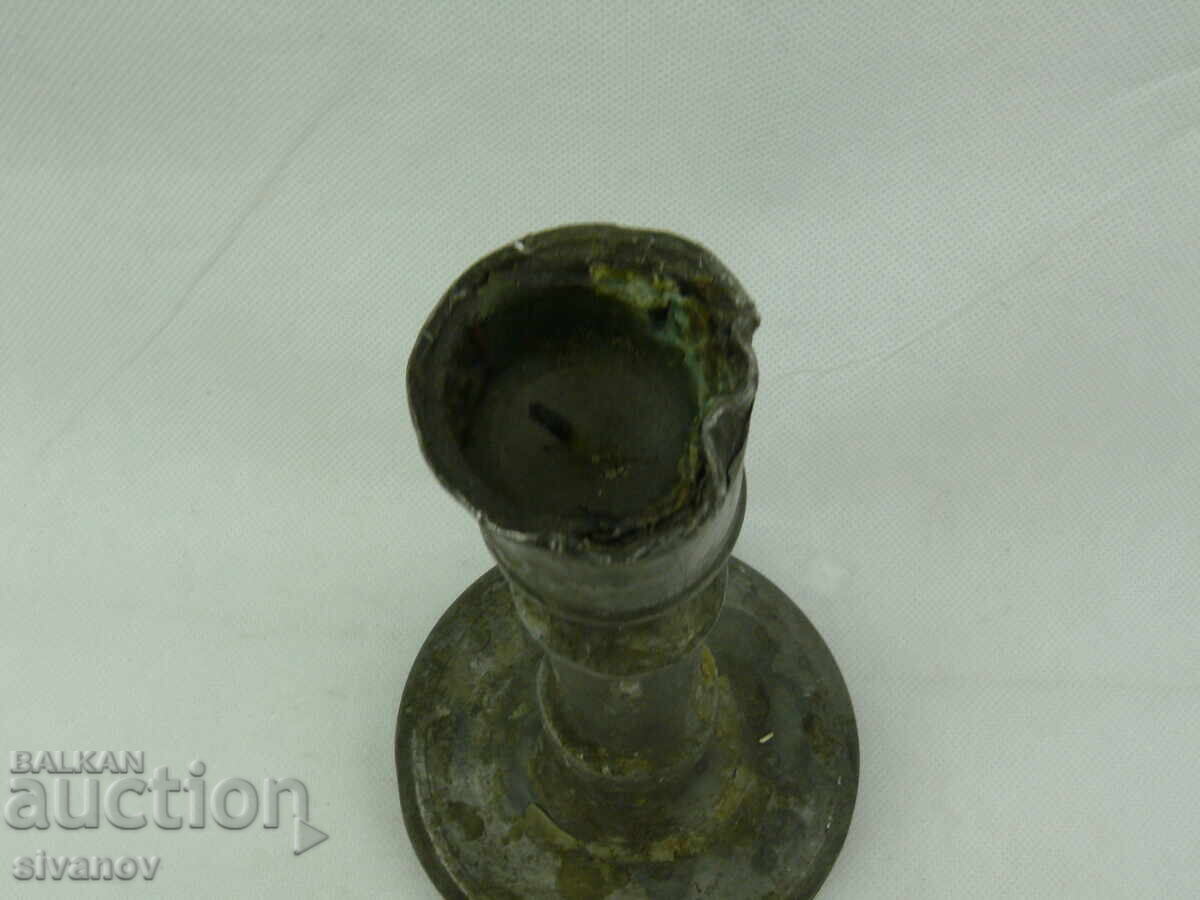 Δημοπρασία Σταρένιος μεταλλικός κηροπήγιο #2527