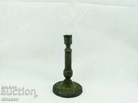 Vechi sfeșnic metalic din cositor #2527