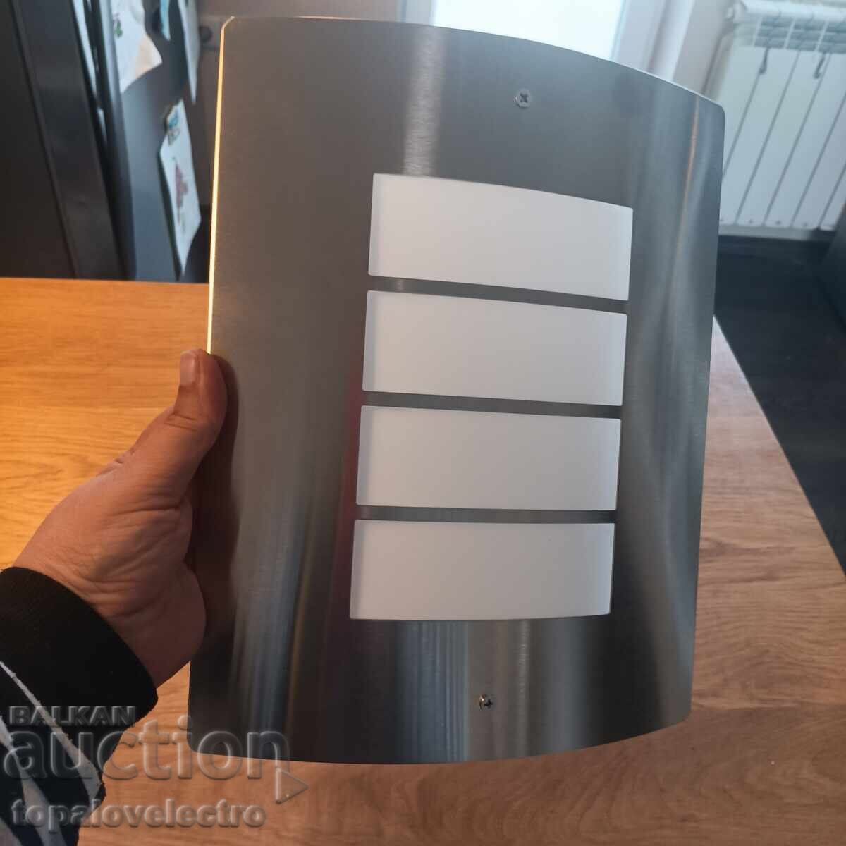 NEW! Outdoor wall lamp, sconce, E27, IP44, model 1 with price 8.00 BGN | € 4.09