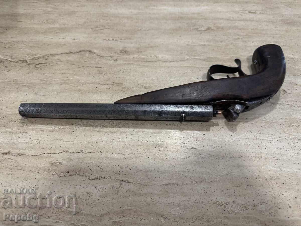 Auction  Rare capsule gun, pistol, revolver