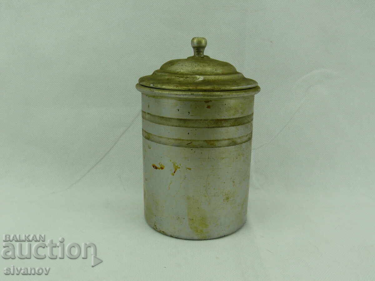 Παλιό αλουμινένιο σκεύος με καπάκι #2529 με τιμή 24.99 BGN | € 12.78