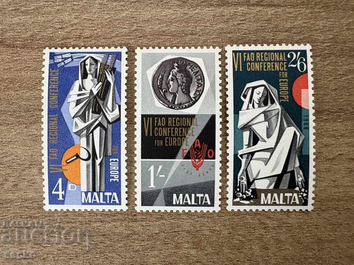 Μάλτα - Γραμματόσημα Ευρώπης - Περιφερειακή Διάσκεψη ...(1968) MNH