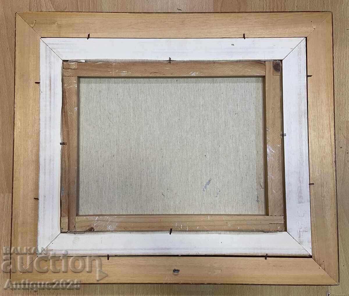 Винтидж картина „Цигулка и ноти“ (подпис: Gener) - 6