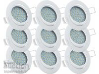 NOU! Lumini LED încastrate, 4W, 79mm, 9 buc/set