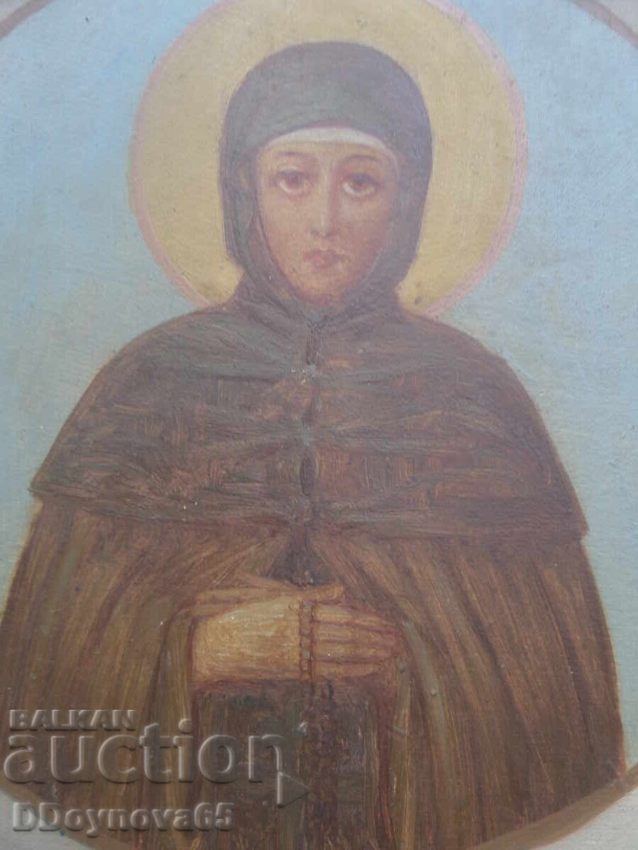 Delivery of St. Xenia - oil paints, cardboard