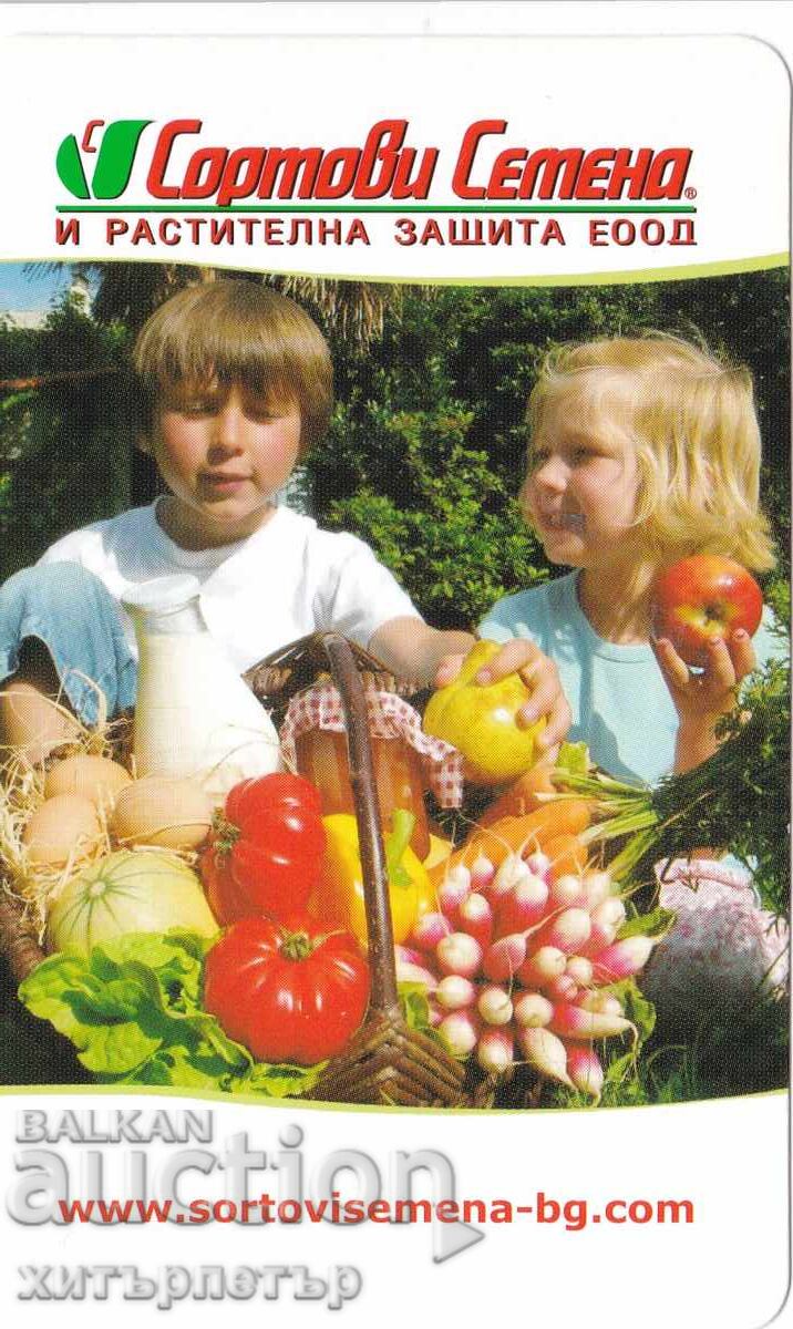 Calendar of Seed Varieties Calendar of Seed Varieties