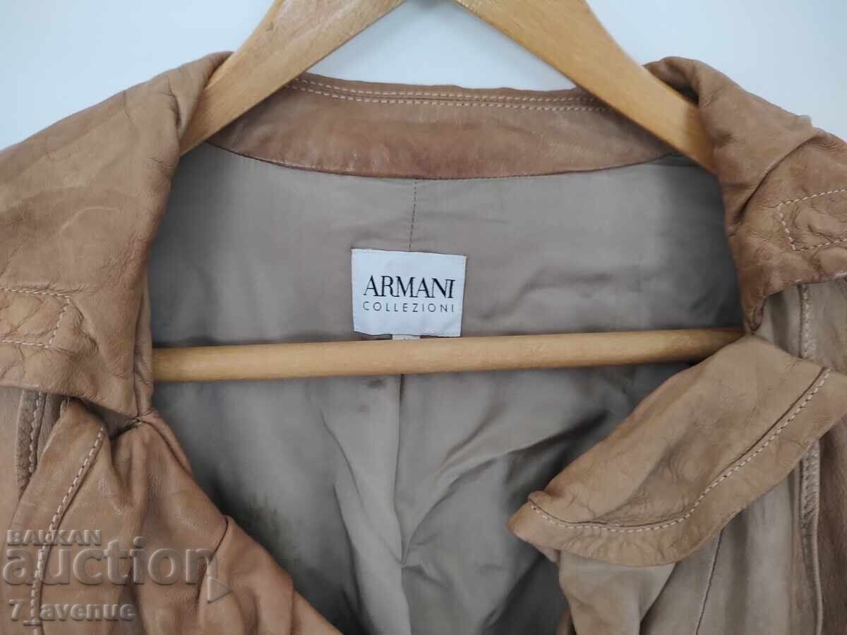 Women's Leather Jacket ARMANI beautiful. 13.10.25 - 5