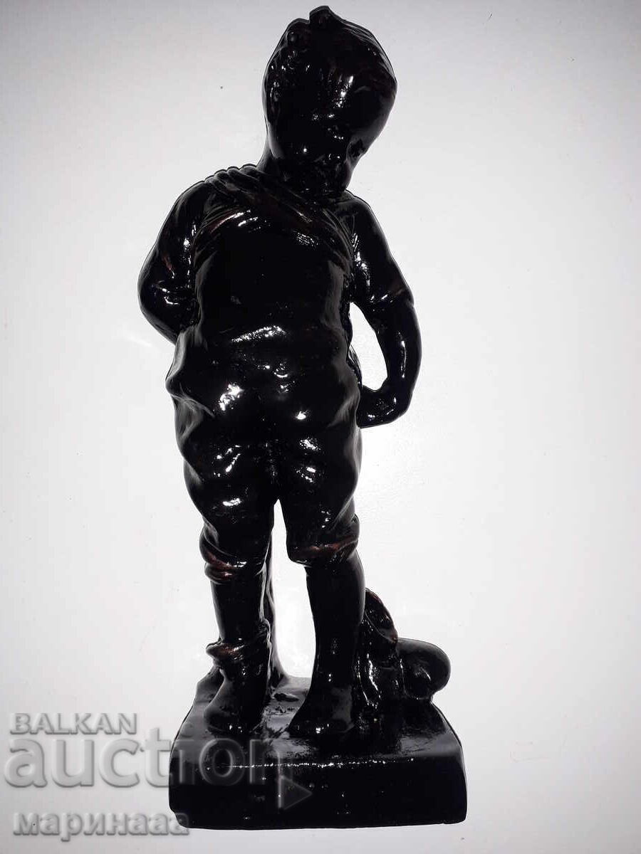 СТАРА МАСИВНА ФИГУРА. ГИПС - 6