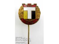 Стара футболна значка-60 години Тракия Пловдив-Ботев Пловдив