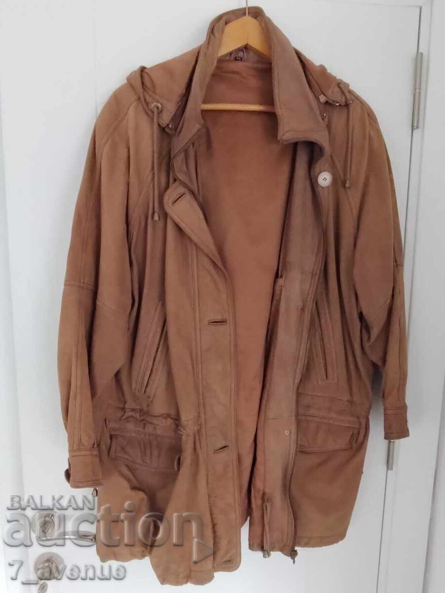 Γυναικείο / ανδρικό δερμάτινο μπουφάν, ζεστό. 13.10.25