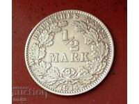 Γερμανία 1/2 μάρκο 1914 J