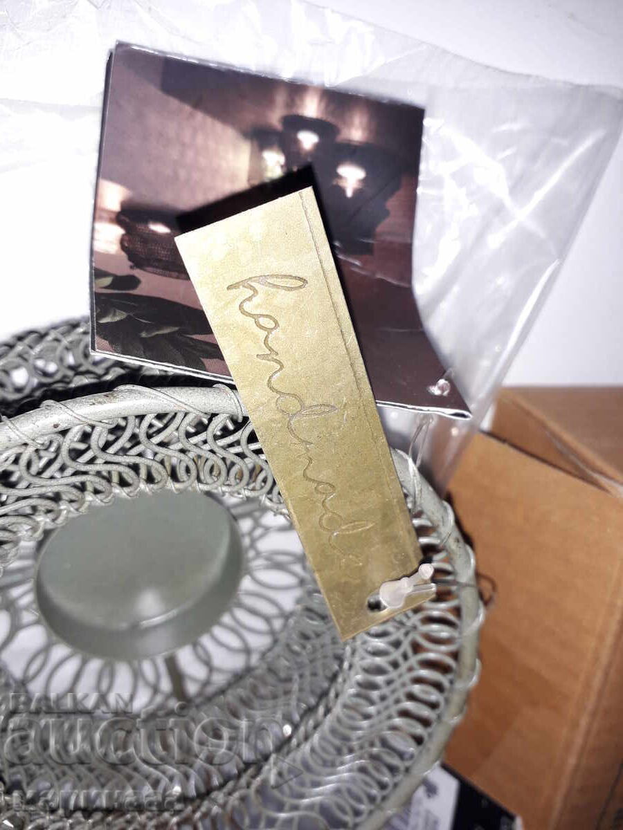 FOLDING CANDLEHOLDER. HANDMADE. METAL with price € 1.00 | 1.96 BGN FOLDING CANDLEHOLDER. HANDMADE. METAL with price € 1.00 | 1.96 BGN