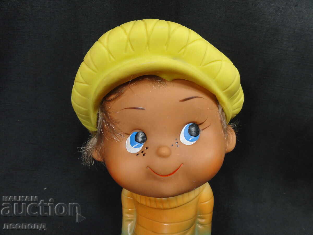 Παράδοση ΠΑΛΙΑ ΡΕΤΡΟ SOC ΛΑΣΤΙΧΟ ΠΑΙΧΝΙΔΙ ΚΟΥΚΛΑ ΧΟΥΛΙΓΑΝ CHOCHKO