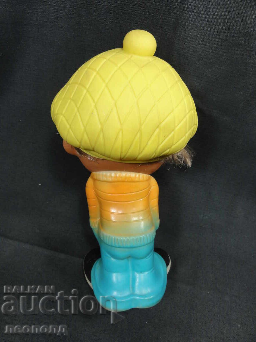 ΠΑΛΙΑ ΡΕΤΡΟ SOC ΛΑΣΤΙΧΟ ΠΑΙΧΝΙΔΙ ΚΟΥΚΛΑ ΧΟΥΛΙΓΑΝ CHOCHKO - 6