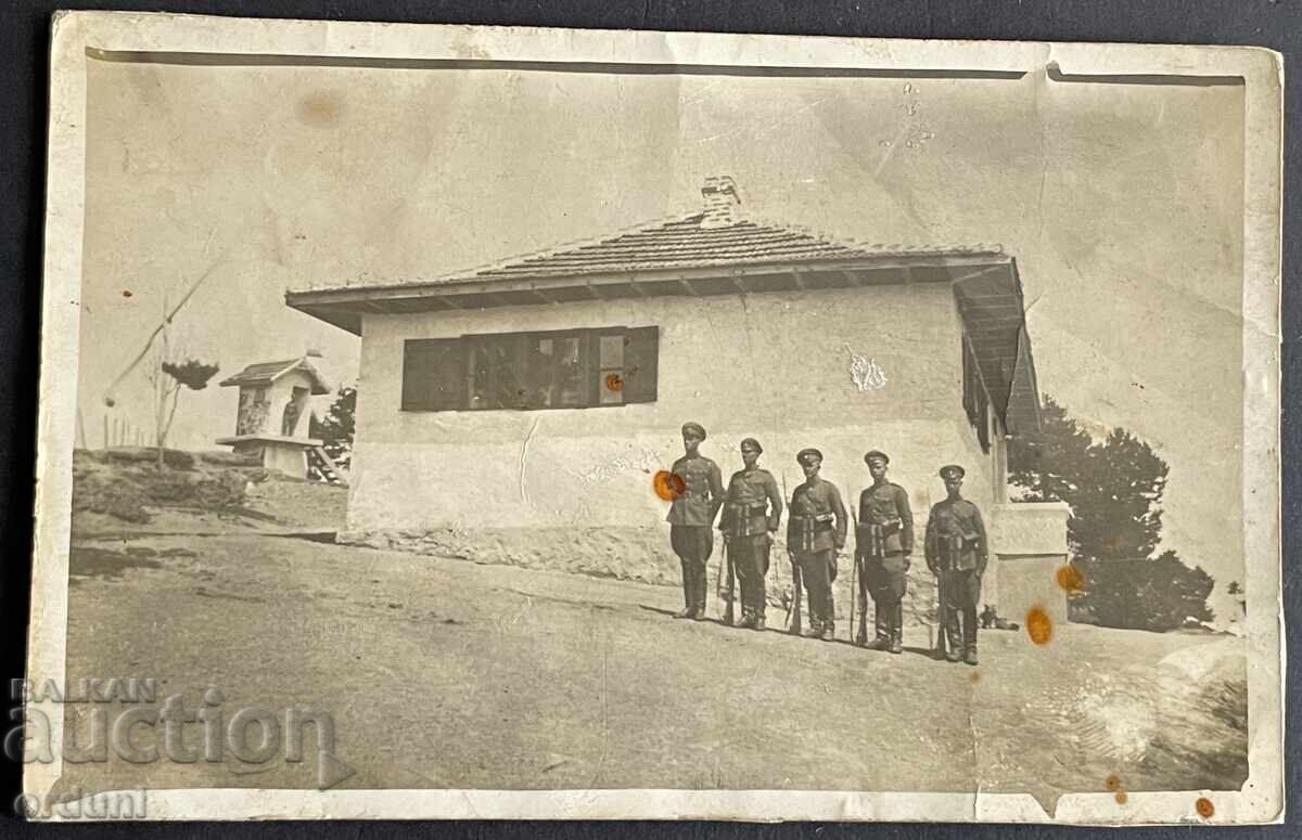 5119 Regatul Bulgariei fotografie grăniceri post de pază anii '30