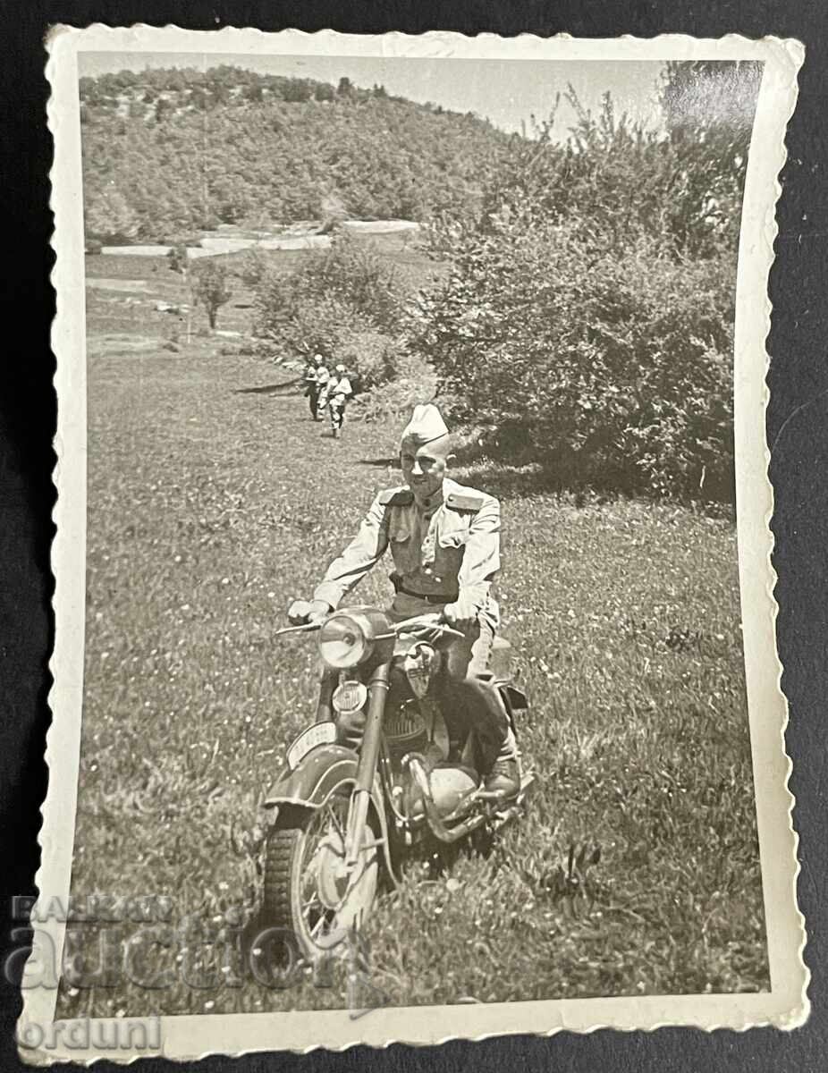 5129 Bulgaria fotografie patrulă de frontieră și grănicer cu motocicletă