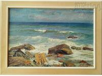 Tablou, mare, 1962, pict. N. Alekov (1922-2002)