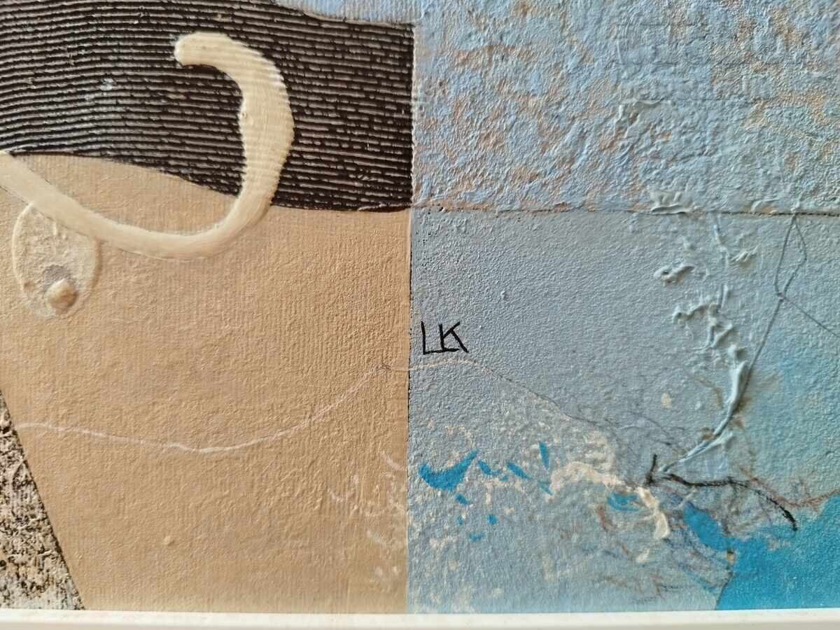 Auction Painting, abstract composition, artist Ts. Kazandjiev, 2013 Auction Painting, abstract composition, artist Ts. Kazandjiev, 2013