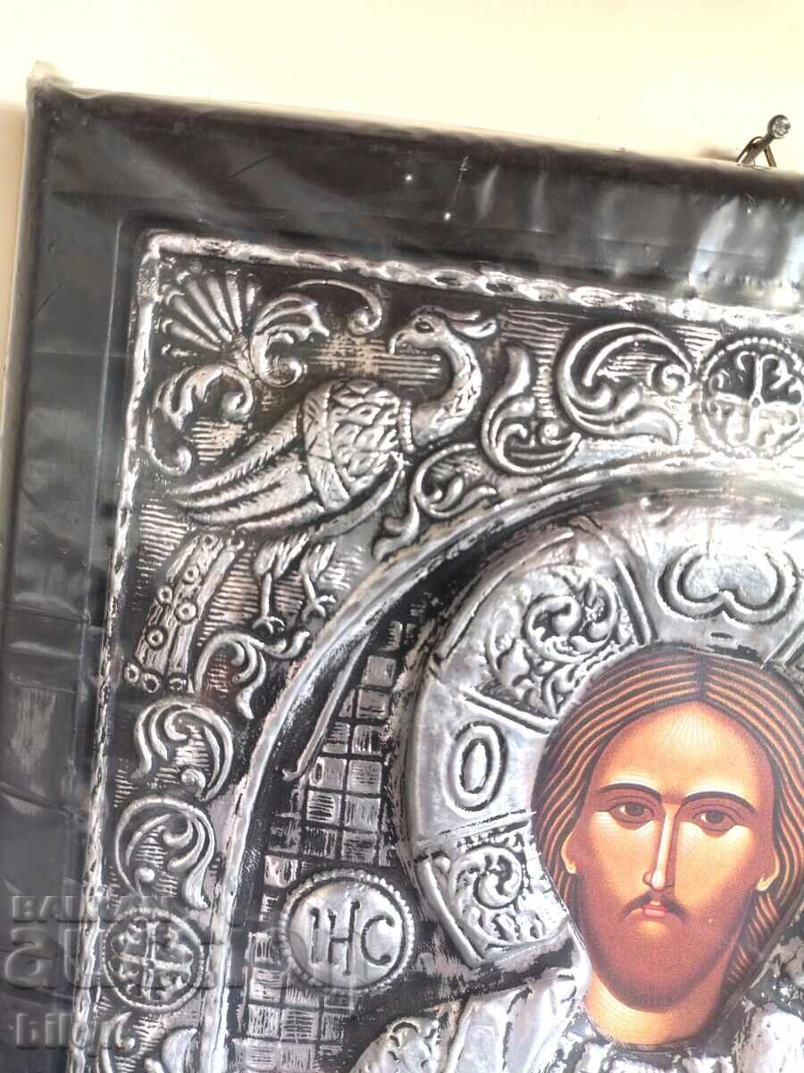 Beautiful Icon - "Christ Pantocrator" with price 55.54 BGN | € 28.40