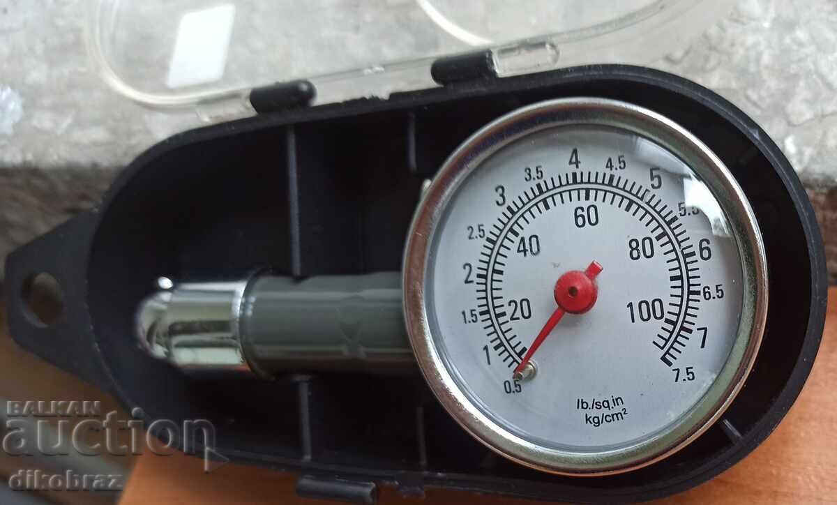 Metal tire pressure gauge WERT - for 2 €uro with price 3.90 BGN | € 1.99