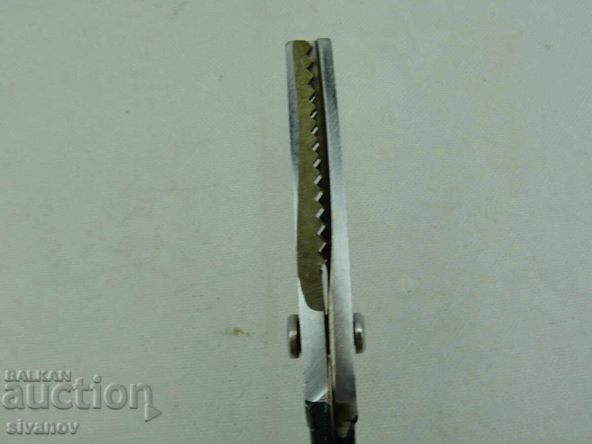 Παράδοση Παλιό ψαλίδι ραπτικής οδοντωτό ζιγκ-ζαγκ #2540