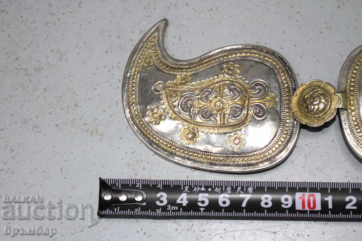 Antique forged silver buckles with partial mercury gilding with price 1000.00 BGN | € 511.29 Antique forged silver buckles with partial mercury gilding with price 1000.00 BGN | € 511.29