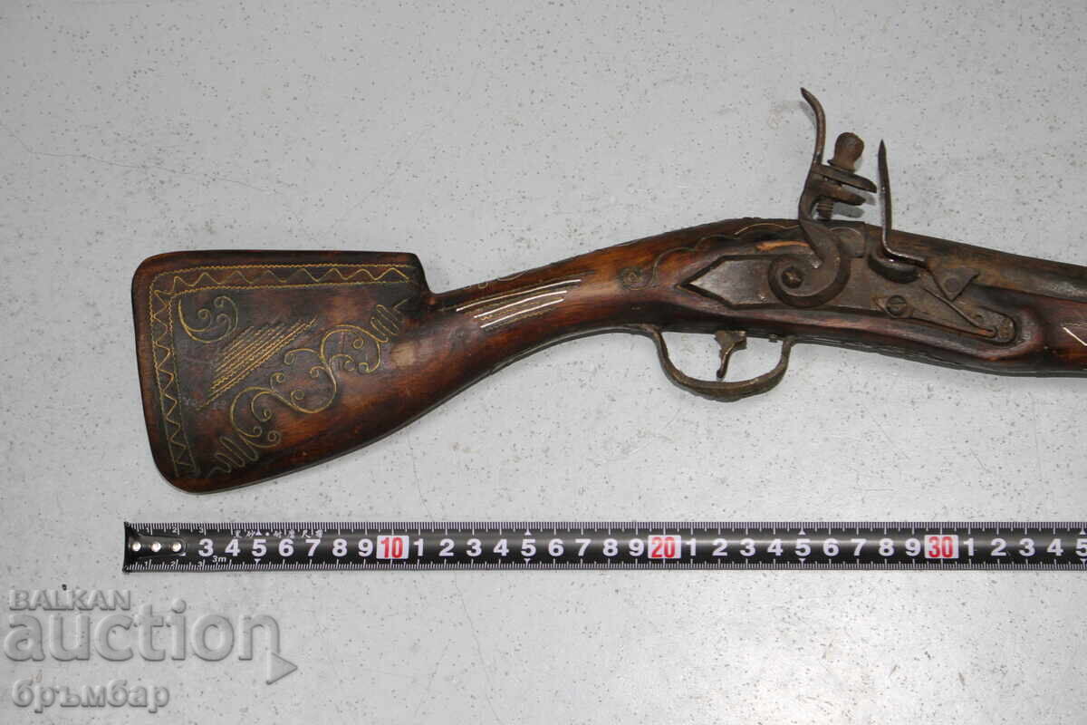Ottoman Balkan Flintlock Pistol for Interior or Belt with price 550.00 BGN | € 281.21
