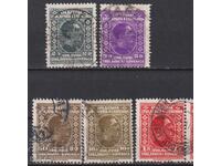 Cancelled stamps King Alexander 1926 from Yugoslavia