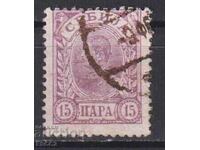 Timbrul poștal timbrat Alexandru I 1896 din Serbia