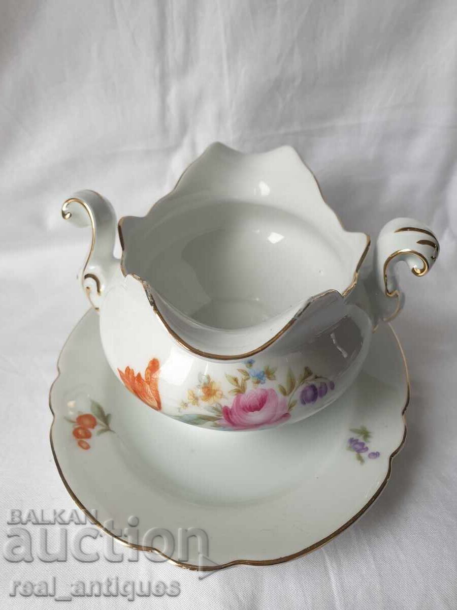 Auction  KPM Porcelain Sauce Boat