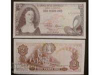 Colombia, Colombia 2 pesos 1977, UNC