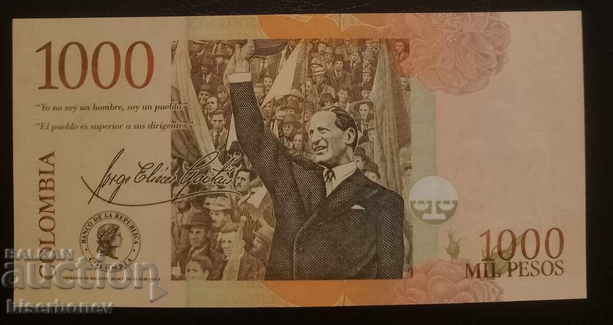 Κολομβία, Colombia 1000 πέσος 2001, UNC