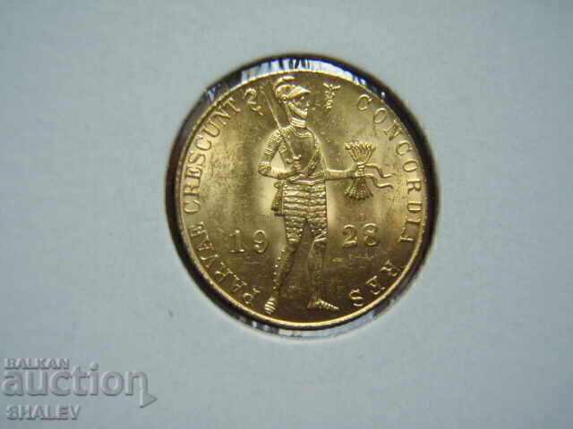 Licitație 1 Ducat 1928 Olanda - AU+ (aur)