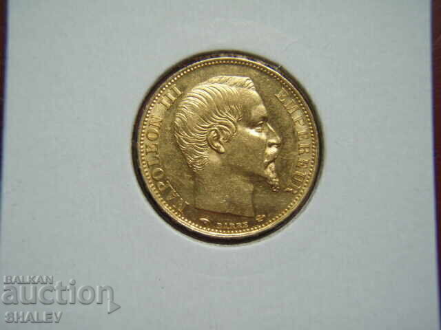 20 Φράγκα 1859 A Γαλλία (20 franka Frantsiya) - AU+ (χρυσός) - 6