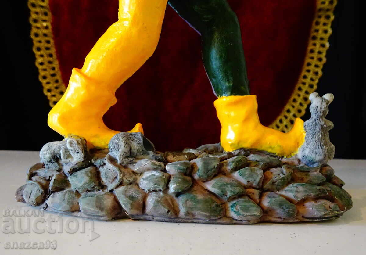 Statuetă din porțelan, figură Flautistul din Hamelin - 7