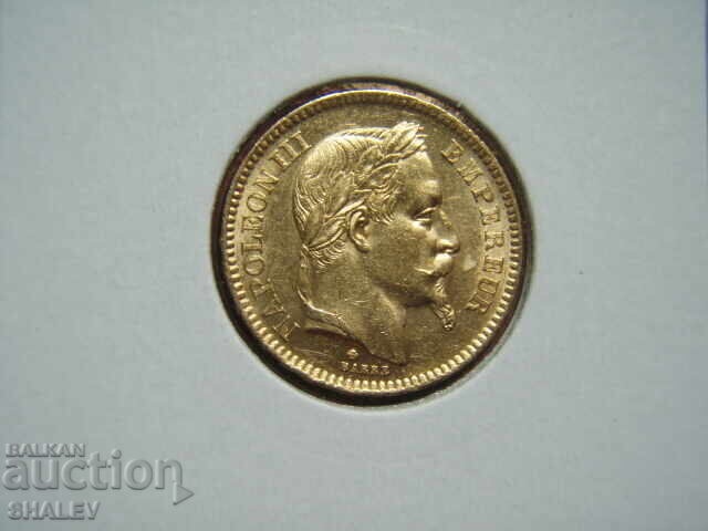 20 Francs 1865 BB France (20 франка Франция) - AU+ (злато) - 6 20 Francs 1865 BB France (20 франка Франция) - AU+ (злато) - 6